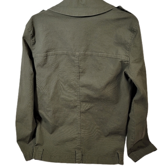 Forever 21 Coat Jacket Olive Green Size Medium Women's - Picture 2 of 5
